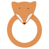 Natural Rubber Round Teether - Mr Fox