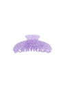Sammy Hair Claw - Lavender Dot