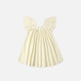 Lucia Dress - Citron Stripe