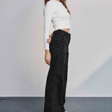 Amber Jeans Long- Black