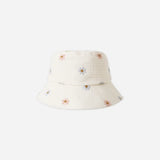 Bucket Hat - Embroidered Daisies