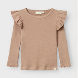 Sophia Slim Top - Rugby Tan