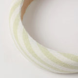 Padded Headband - Citron Stripe
