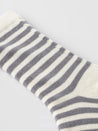 Elove Stripe Sock - Silver Filigree