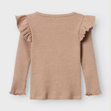 Sophia Slim Top - Rugby Tan