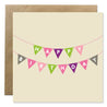 Bunting Birthday Card