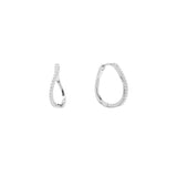 Amelia Petit Hoops - Silver
