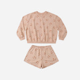 Summer Terry Set - Cherry Bows