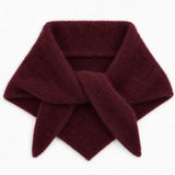 Hiji Wool Blend Scarf - Bordeaux