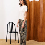 Leopard Bobtail Jeans