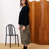 Karkade Leopard Skirt