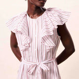 Lagoinha Dress - Pink Stripe