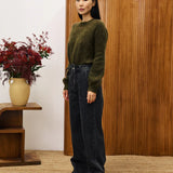 Peony Khaki Sweater