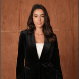 Nicki Velour Blazer