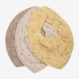Bandana Bib 3 pack - Straw