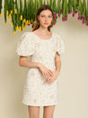 Blossom Tweed Mini Dress