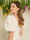 Blossom Tweed Mini Dress
