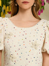 Blossom Tweed Mini Dress