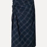 Delia Twist Detail Midi Skirt