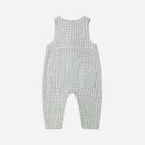Button Jumpsuit - Green Gingham