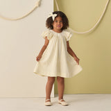 Lucia Dress - Citron Stripe