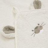 Hooded Baby Towel - Cream