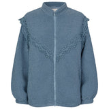 Fall Teddy Jacket - Dusty Blue