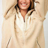 Fall Teddy Jacket - Cream