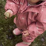 Fleece Rainwear Suit - Brick Dust