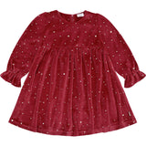 Donna Red Velvet Dress