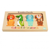 Colourful Creatures Wooden Puzzle