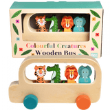 Colourful Creatures Wooden Bus