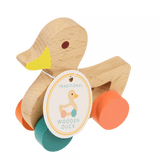 Wooden Push Along Duck