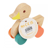 Wooden Push Along Duck