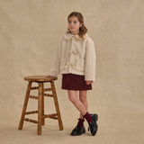 Shearling Collared Coat