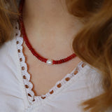 Anitta Necklace - Red