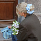 Isabella Scrunchie - Light Blue