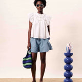 Detiana White Blouse