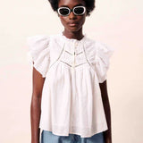 Detiana White Blouse