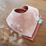 Bandana Bib 2-Pack- Hush Rose