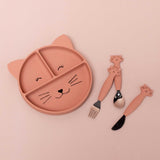 Mrs Cat Divided Plate
