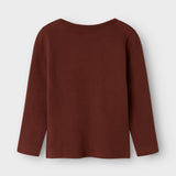 Thora Slim Top - Chocolate Brown