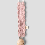 Limo Crochet Pacifier - Adobe Rose