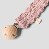 Limo Crochet Pacifier - Adobe Rose