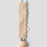 Limo Crochet Pacifier - White Pepper