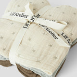 Fergie Muslin Cloths 3-Pack - Stars