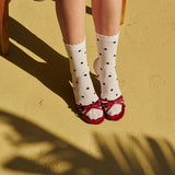 Etta Socks - Navy Polka
