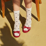 Etta Socks - Navy Polka