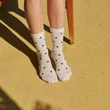 Etta Socks - Navy Polka