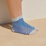 Elisa Glitter Socks - Nautical Blue